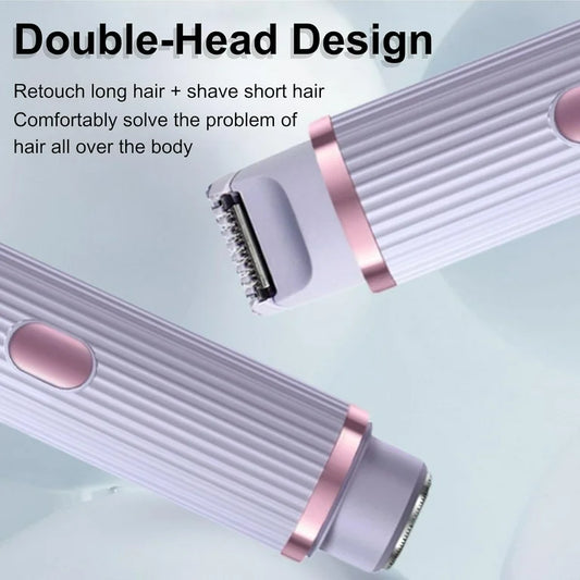 Double Head Electric Shaver | Easy Hair Removal