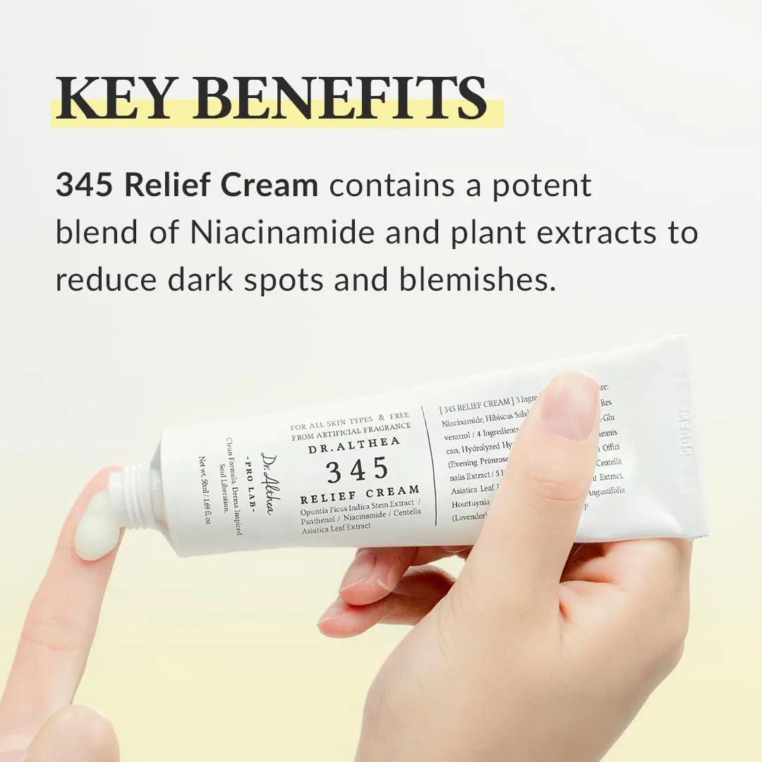 Dr. Althea 345 Relief Cream | Soothing & Nourishing Skin Care (50ML)