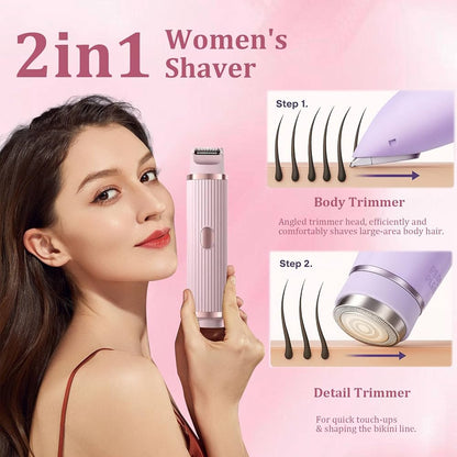 Double Head Electric Shaver | Easy Hair Removal