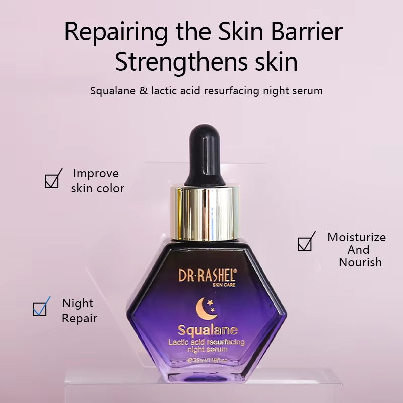 DR Rashel Lactic Acid + Squalane Serum | For Gentle Exfoliation & Hydration (35ML)