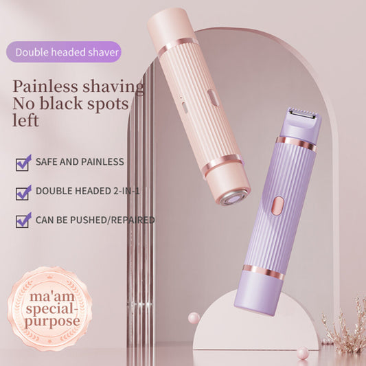 Double Head Electric Shaver | Easy Hair Removal